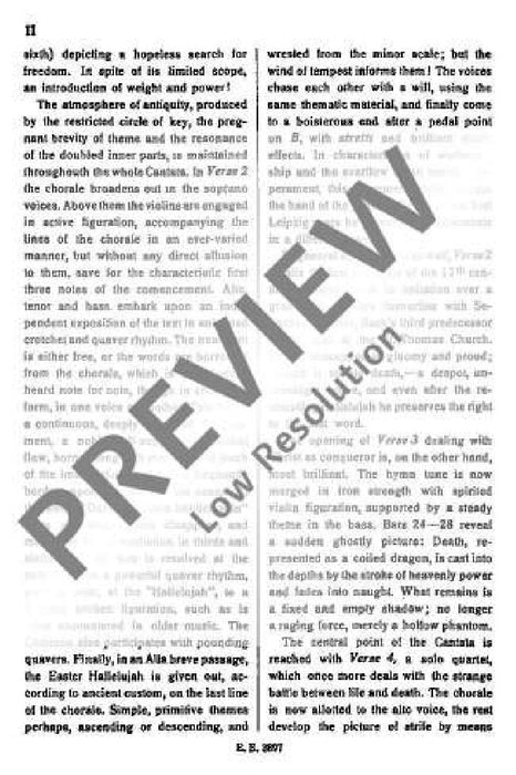 Cantata No. 4 BWV 4 Christ lay by death enshrouded 巴赫約翰‧瑟巴斯提安 清唱劇 總譜 歐伊倫堡版 | 小雅音樂 Hsiaoya Music