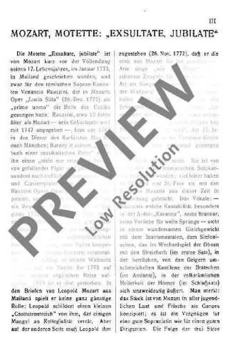 Exsultate, jubilate KV 165 Motet 莫札特 經文歌 總譜 歐伊倫堡版 | 小雅音樂 Hsiaoya Music