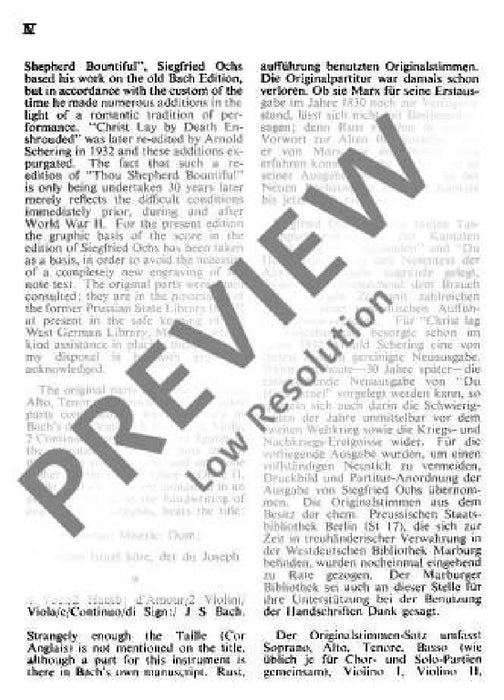 Cantata No. 104 (Dominica Misericordias Domini) BWV 104 Thou Shepherd bountiful 巴赫約翰‧瑟巴斯提安 清唱劇 總譜 歐伊倫堡版 | 小雅音樂 Hsiaoya Music