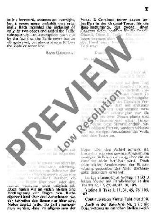 Cantata No. 104 (Dominica Misericordias Domini) BWV 104 Thou Shepherd bountiful 巴赫約翰‧瑟巴斯提安 清唱劇 總譜 歐伊倫堡版 | 小雅音樂 Hsiaoya Music