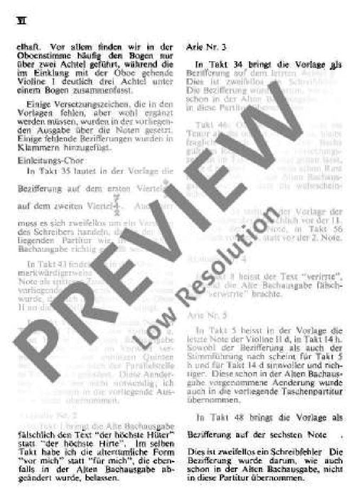 Cantata No. 104 (Dominica Misericordias Domini) BWV 104 Thou Shepherd bountiful 巴赫約翰‧瑟巴斯提安 清唱劇 總譜 歐伊倫堡版 | 小雅音樂 Hsiaoya Music