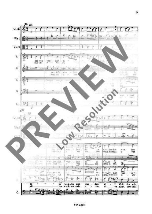 Cantata No. 61 (Adventus Christi) BWV 61 Come Thou of man the Saviour (1st version) 巴赫約翰‧瑟巴斯提安 清唱劇 總譜 歐伊倫堡版 | 小雅音樂 Hsiaoya Music