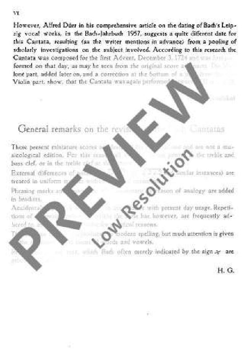 Cantata No.62 (Adventus Christi) BWV 62 Come, Thou the Saviour of man (2nd Version) 巴赫約翰‧瑟巴斯提安 清唱劇 總譜 歐伊倫堡版 | 小雅音樂 Hsiaoya Music