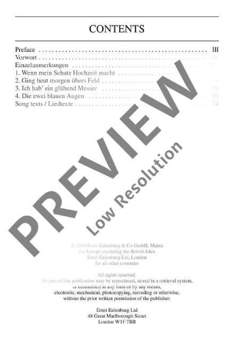 Songs of a Wayfarer 馬勒．古斯塔夫 旅人之歌 總譜 歐伊倫堡版 | 小雅音樂 Hsiaoya Music