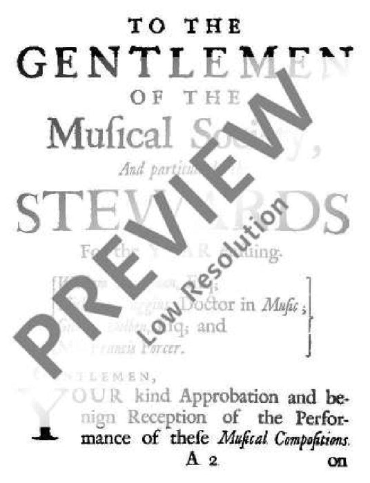 Ode for St. Cecilia's Day 1683 Welcome to all the pleasures 珀瑟爾 頌歌 總譜 歐伊倫堡版 | 小雅音樂 Hsiaoya Music
