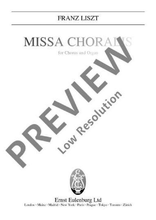 Missa choralis 李斯特 合唱 總譜 歐伊倫堡版 | 小雅音樂 Hsiaoya Music