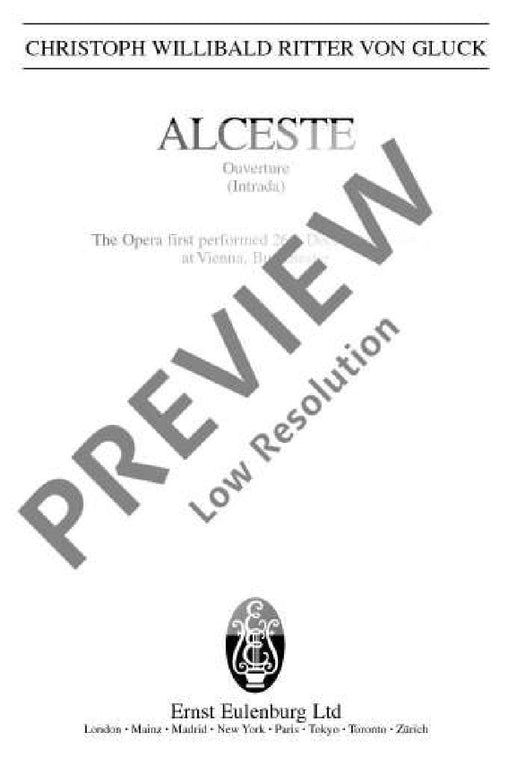 Alceste Overture to the Opera 葛路克 阿切斯特序曲 歌劇 總譜 歐伊倫堡版 | 小雅音樂 Hsiaoya Music