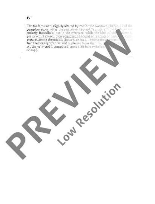 Prince Igor Overture 玻羅定 伊果王子序曲 總譜 歐伊倫堡版 | 小雅音樂 Hsiaoya Music