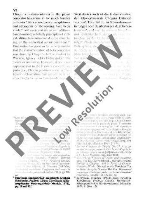 Concerto No. 2 F minor op. 21 蕭邦 協奏曲 小調 總譜 歐伊倫堡版 | 小雅音樂 Hsiaoya Music