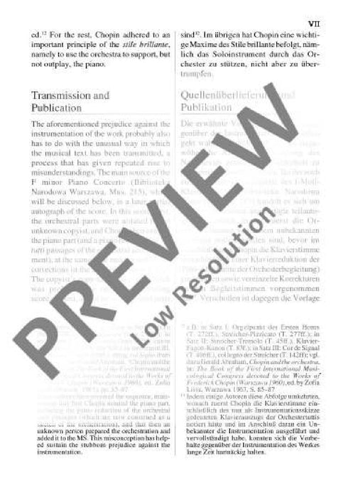 Concerto No. 2 F minor op. 21 蕭邦 協奏曲 小調 總譜 歐伊倫堡版 | 小雅音樂 Hsiaoya Music