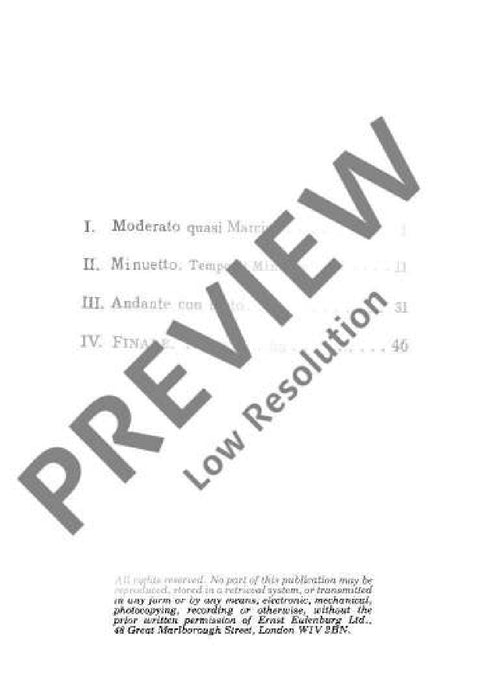 Serenade D minor op. 44 B 77 德弗札克 小夜曲小調 總譜 歐伊倫堡版 | 小雅音樂 Hsiaoya Music