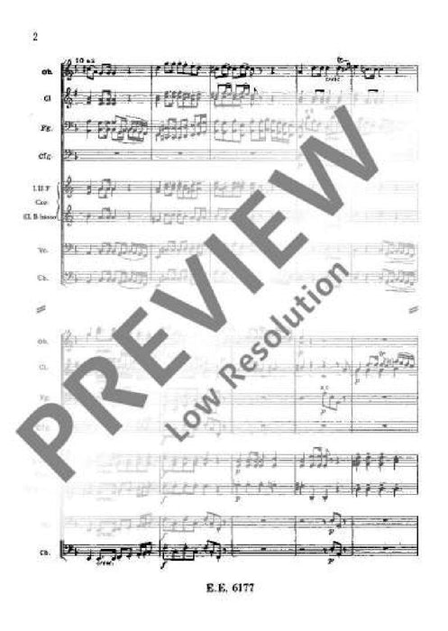 Serenade D minor op. 44 B 77 德弗札克 小夜曲小調 總譜 歐伊倫堡版 | 小雅音樂 Hsiaoya Music