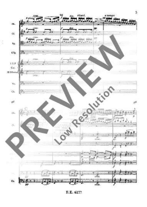 Serenade D minor op. 44 B 77 德弗札克 小夜曲小調 總譜 歐伊倫堡版 | 小雅音樂 Hsiaoya Music