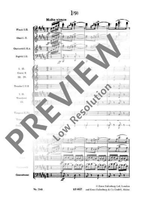 Slavonic Dances op. 72/1-4 B 147 德弗札克 斯拉夫舞曲 總譜 歐伊倫堡版 | 小雅音樂 Hsiaoya Music