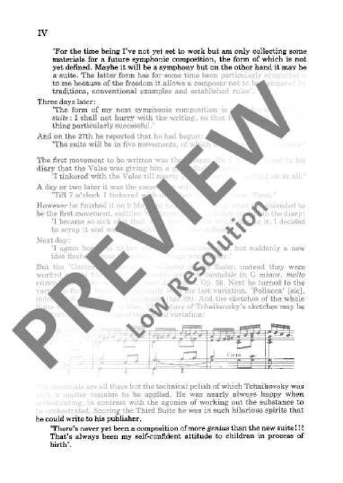 Suite No. 3 G major op. 55 CW 30 柴科夫斯基．彼得 組曲 大調 總譜 歐伊倫堡版 | 小雅音樂 Hsiaoya Music