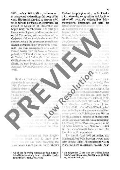 Septet 辛德密特 七重奏 總譜 歐伊倫堡版 | 小雅音樂 Hsiaoya Music