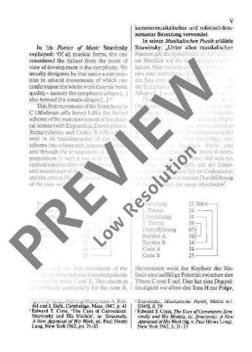 Symphony in C for orchestra 斯特拉溫斯基．伊果 交響曲 管弦樂團 總譜 歐伊倫堡版 | 小雅音樂 Hsiaoya Music