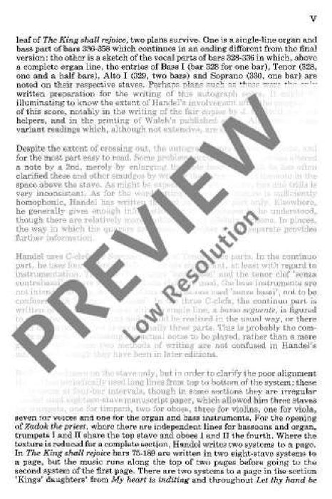 Zadok the Priest HWV 258 Coronation Anthem 韓德爾 頌歌 總譜 歐伊倫堡版 | 小雅音樂 Hsiaoya Music