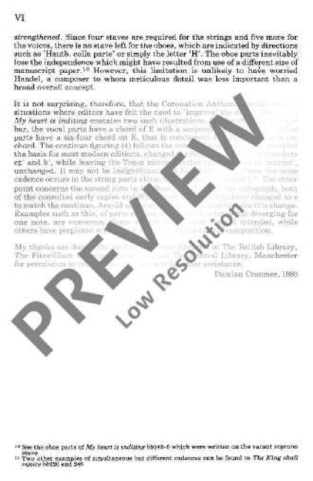 Zadok the Priest HWV 258 Coronation Anthem 韓德爾 頌歌 總譜 歐伊倫堡版 | 小雅音樂 Hsiaoya Music