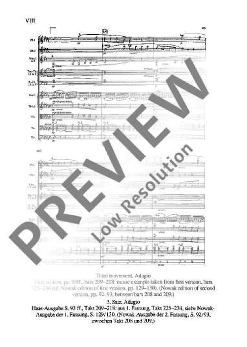 Symphony No. 8/2 C minor 1890 version 布魯克納 交響曲 小調 總譜 歐伊倫堡版 | 小雅音樂 Hsiaoya Music