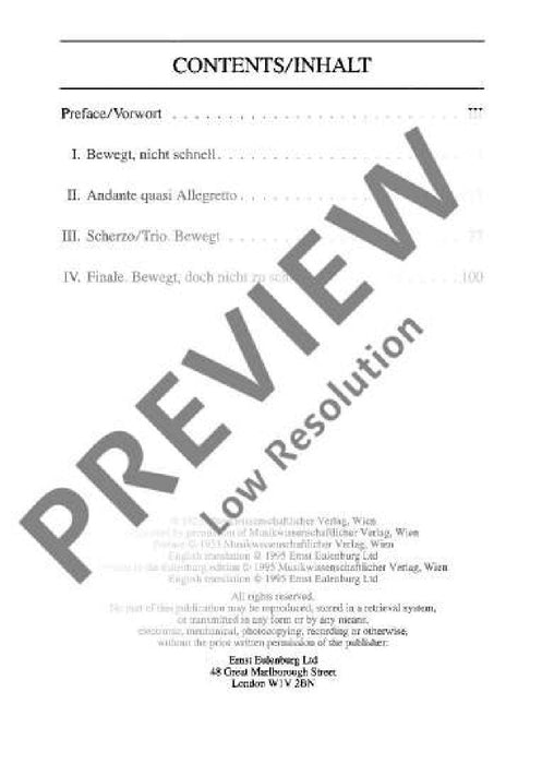 Symphony No. 4/2 Eb major 1878/80 Version Romantic 布魯克納 交響曲 大調 總譜 歐伊倫堡版 | 小雅音樂 Hsiaoya Music