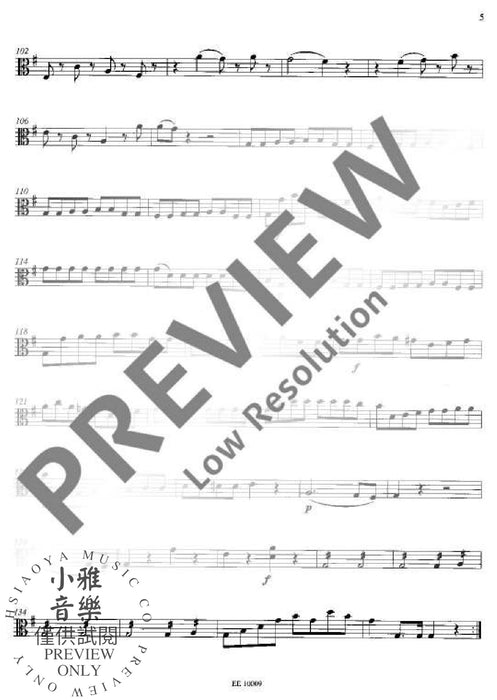 Eine kleine Nachtmusik KV 525 Serenade G major 莫札特 弦樂五重奏 弦樂小夜曲小夜曲大調 歐伊倫堡版 | 小雅音樂 Hsiaoya Music