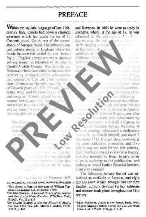 Concerto grosso G minor op. 6/8 Christmas Concerto 柯雷里阿爾坎傑羅 大協奏曲小調 協奏曲 總譜 歐伊倫堡版 | 小雅音樂 Hsiaoya Music