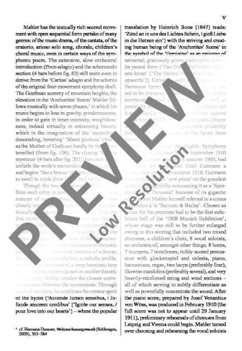 Symphony No. 8 E flat major 馬勒．古斯塔夫 交響曲 大調 總譜 歐伊倫堡版 | 小雅音樂 Hsiaoya Music