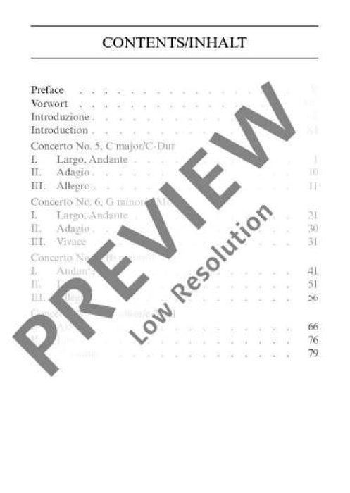 L'Arte del Violino op. 3 Vol. 2 Concertos Nos. 5-8 洛卡泰利 小提琴 協奏曲 總譜 歐伊倫堡版 | 小雅音樂 Hsiaoya Music