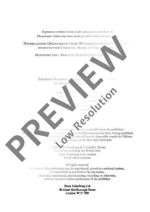 L'Arte del Violino op. 3 Vol. 3 Concertos Nos. 9-12 洛卡泰利 小提琴 協奏曲 總譜 歐伊倫堡版 | 小雅音樂 Hsiaoya Music