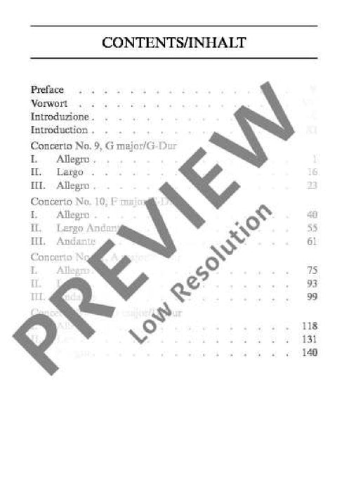 L'Arte del Violino op. 3 Vol. 3 Concertos Nos. 9-12 洛卡泰利 小提琴 協奏曲 總譜 歐伊倫堡版 | 小雅音樂 Hsiaoya Music