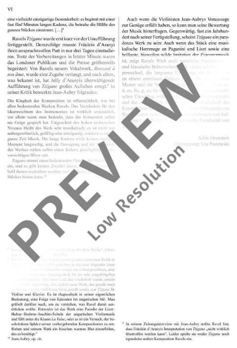 Tzigane Rapsodie de Concert 拉威爾摩利斯 吉普賽狂想曲音樂會 總譜 歐伊倫堡版 | 小雅音樂 Hsiaoya Music