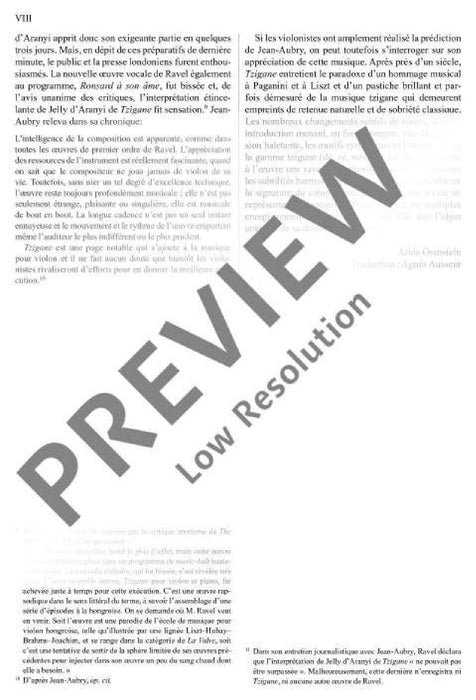 Tzigane Rapsodie de Concert 拉威爾摩利斯 吉普賽狂想曲音樂會 總譜 歐伊倫堡版 | 小雅音樂 Hsiaoya Music