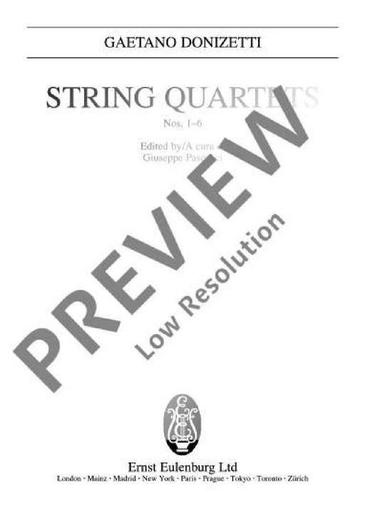 String Quartets No. 1-6 董尼才第 弦樂四重奏 總譜 歐伊倫堡版 | 小雅音樂 Hsiaoya Music