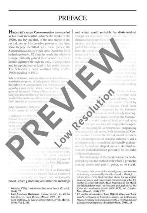 Chamber music No. 3 op. 36/2 für obligates Violoncello und 10 Solo-Instrumente 辛德密特 室內樂 大提琴 總譜 歐伊倫堡版 | 小雅音樂 Hsiaoya Music