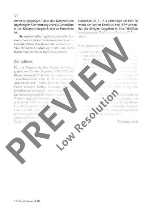 Romance op. 11 B 39 德弗札克 浪漫曲 總譜 歐伊倫堡版 | 小雅音樂 Hsiaoya Music