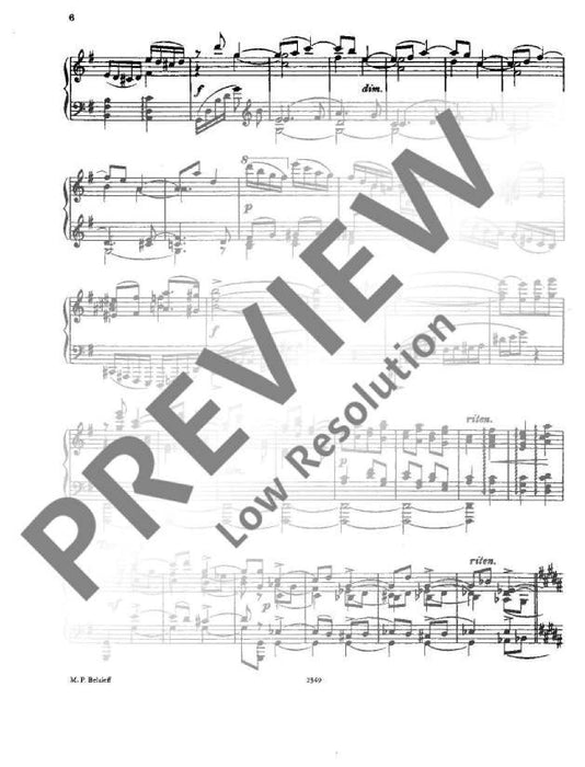 Sonata No 2 E minor op. 75 葛拉祖諾夫 奏鳴曲 小調 鋼琴獨奏 | 小雅音樂 Hsiaoya Music