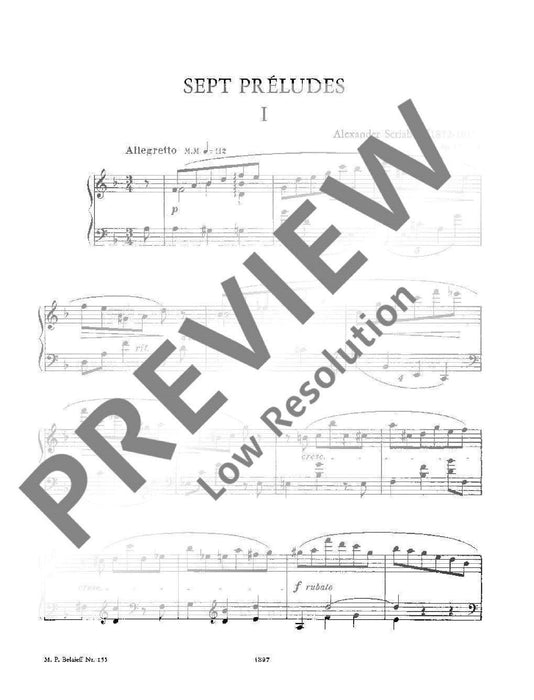 Seven Preludes op. 17 斯克里亞賓 前奏曲 鋼琴獨奏 | 小雅音樂 Hsiaoya Music