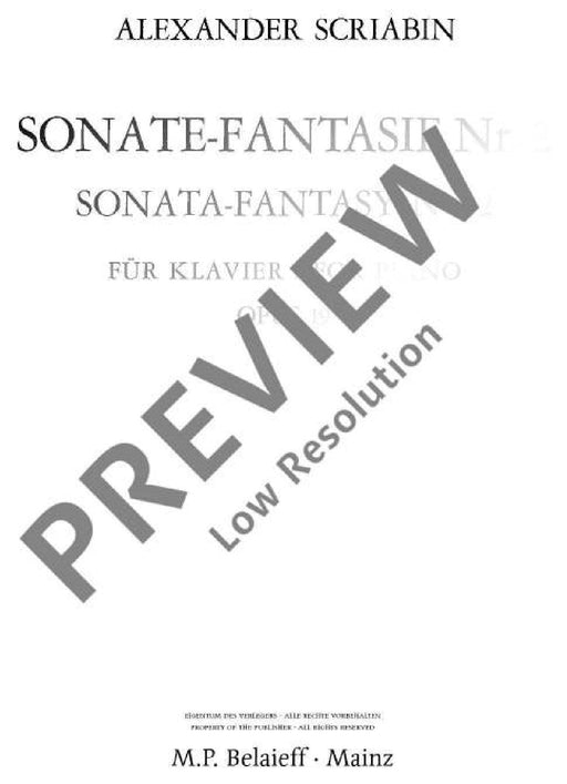 Sonata-Fantasy No 2 op. 19 G# minor 斯克里亞賓 奏鳴曲幻想曲 小調 鋼琴獨奏 | 小雅音樂 Hsiaoya Music