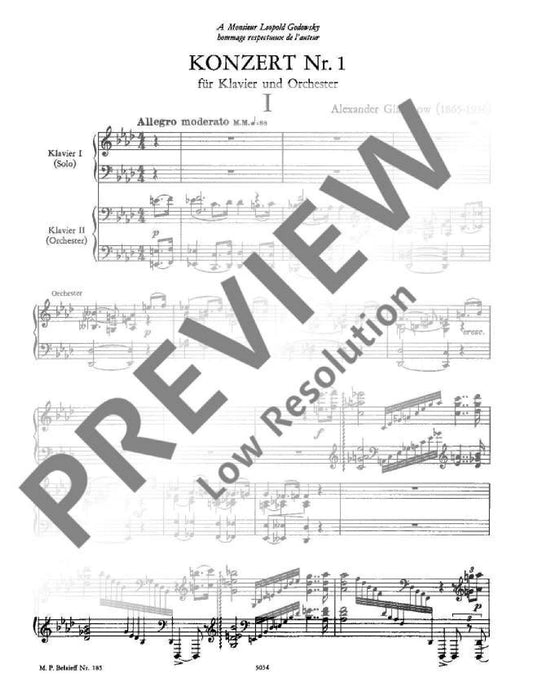 Piano Concerto No 1 F minor op. 92 葛拉祖諾夫 鋼琴協奏曲 小調 雙鋼琴 | 小雅音樂 Hsiaoya Music