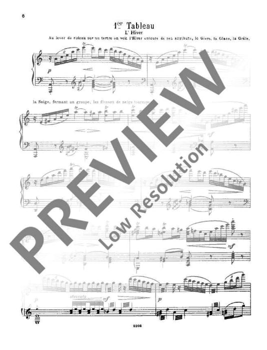 The Seasons op. 67 Ballet in one Act and four Tableaux by Marius Petipa 葛拉祖諾夫 四季 芭蕾 鋼琴 芭雷伴奏 | 小雅音樂 Hsiaoya Music