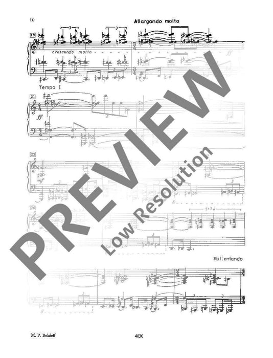 24 Preludes op. 22 in Quarter-tone System 前奏曲 譜表 雙鋼琴 | 小雅音樂 Hsiaoya Music