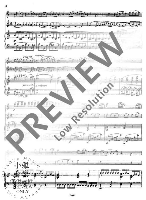 Trio for flute, clarinet and piano 鋼琴三重奏 | 小雅音樂 Hsiaoya Music