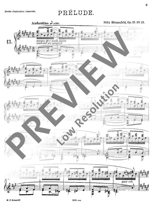 24 Preludes op. 17 Heft 2 Preludes 13-24 前奏曲 前奏曲 鋼琴獨奏 | 小雅音樂 Hsiaoya Music