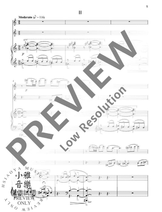 5 Bagatelles for piano trio 鋼琴三重奏 音樂小品 | 小雅音樂 Hsiaoya Music