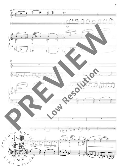 5 Bagatelles for piano trio 鋼琴三重奏 音樂小品 | 小雅音樂 Hsiaoya Music