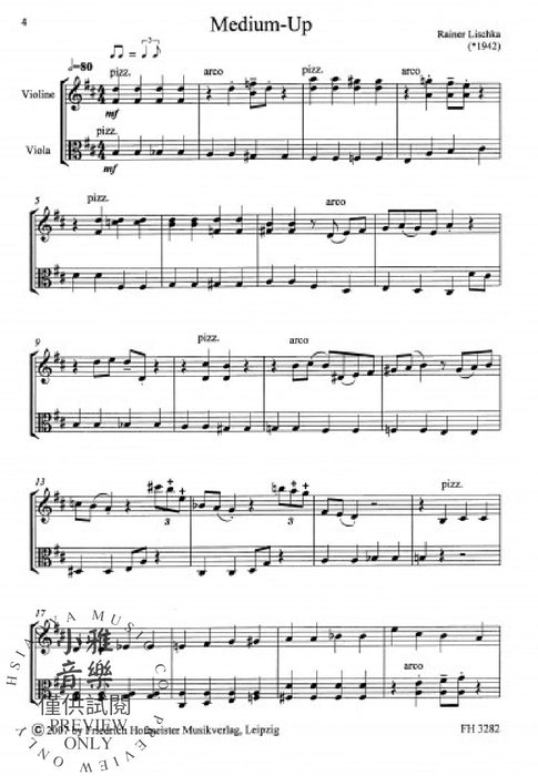 3 jazzige Duos 弦樂二重奏 爵士 | 小雅音樂 Hsiaoya Music