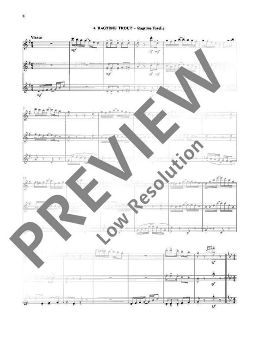 Various Trouts 1. Folge Variationen über ein Thema von Franz Schubert 變奏曲 小提琴 3把以上 | 小雅音樂 Hsiaoya Music