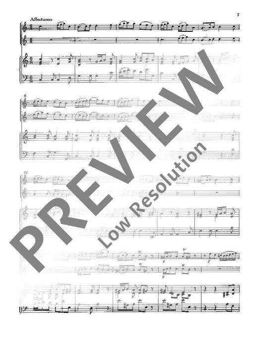 Trio sonata A minor 況茲 三重奏奏鳴曲小調 長笛 2把以上加鋼琴 | 小雅音樂 Hsiaoya Music