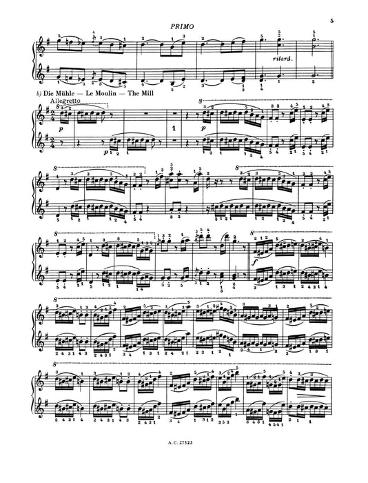 The Mill in the Black-Forest op. 52 An Idyl 艾連堡 4手聯彈(含以上) | 小雅音樂 Hsiaoya Music